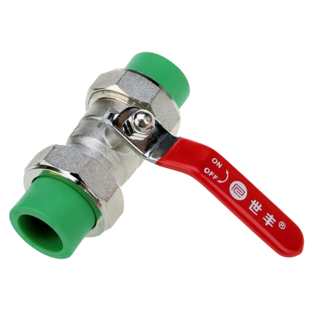 Brass Double Union Ball Valve Brass Core