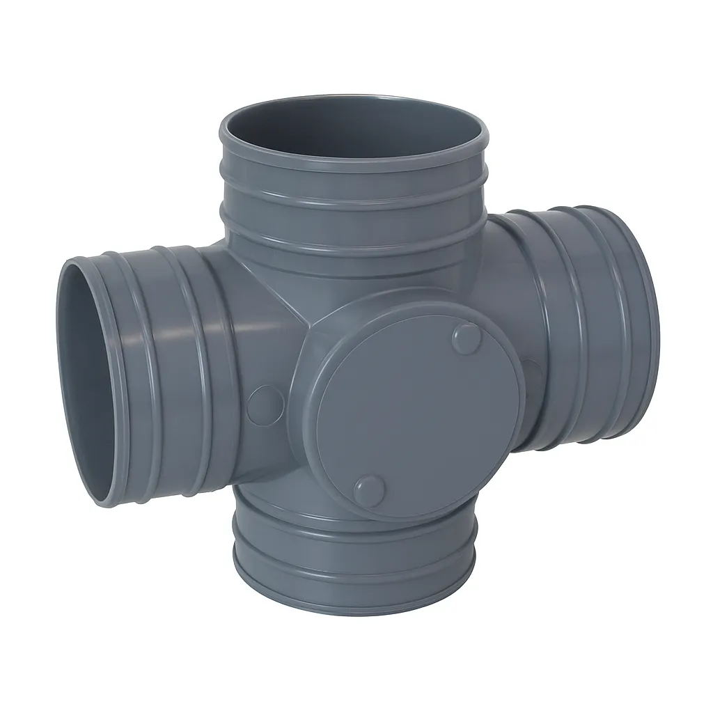 VMT Access Double Tee 90° Solvent Weld for Dual Branch Connections