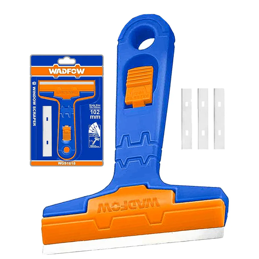 Professional Window Scraper Set with Plastic Blades